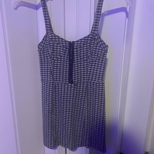This is short dress. Brand is Intimately Free People. XS. Blue and white.